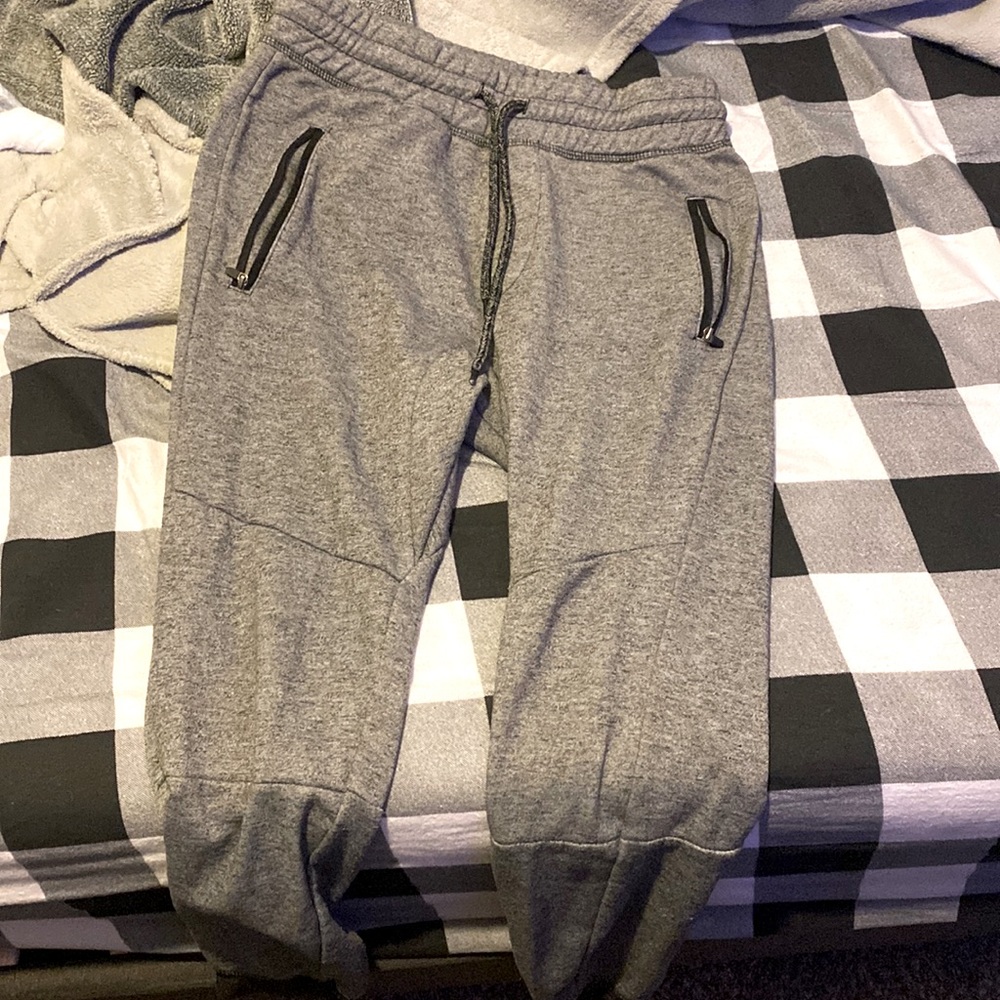 Grey Comfy Athletic Sweatpants